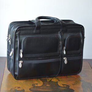 McKlein P Series Hubbard Leather Double Compartment Laptop Case